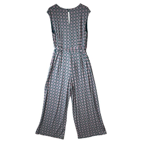 Boden Teal, white and pink Wide Leg Jumpsuit - Picture 2 of 8